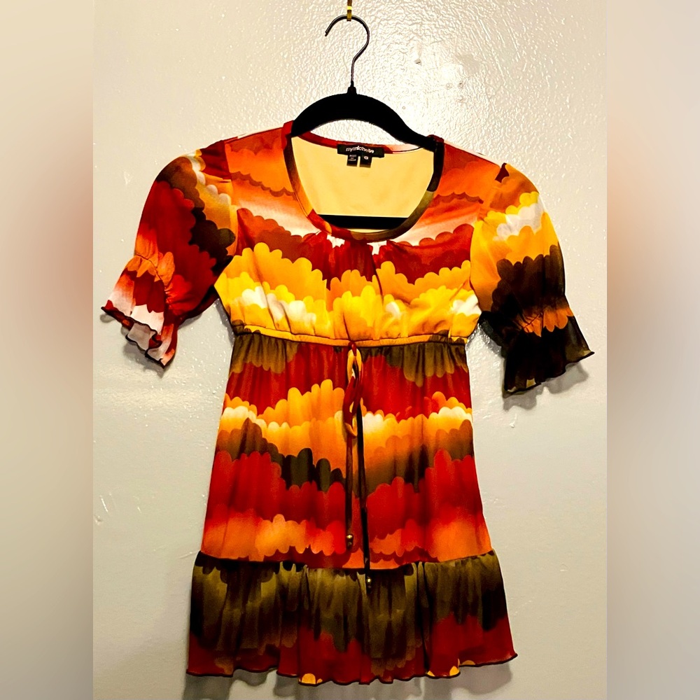 My Michelle Blouse, Sunset Vibe - Small